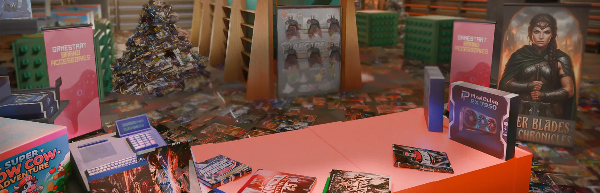 Abandoned Gameshop key art