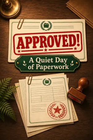 Approved! A Quiet Day of Paperwork cover art