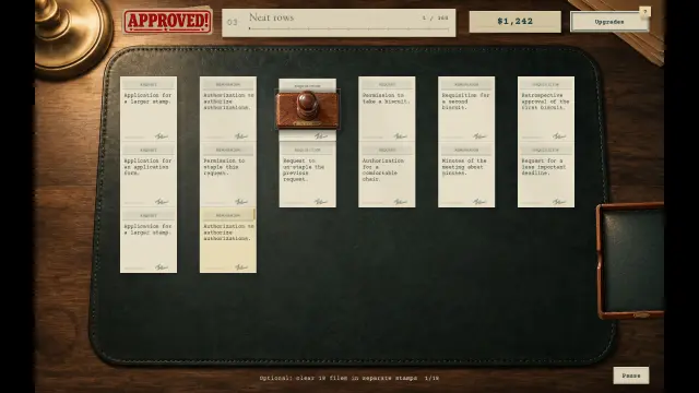 Approved! A Quiet Day of Paperwork screenshot 1