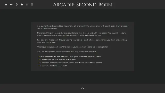 Arcadie: Second-Born screenshot 1