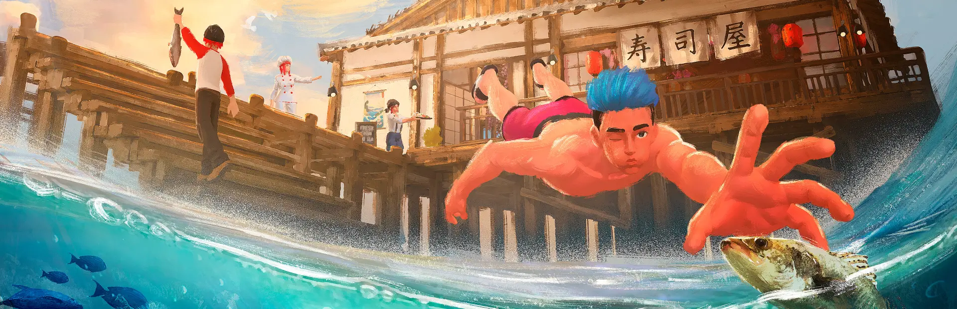 Deep Blue Sushi key art