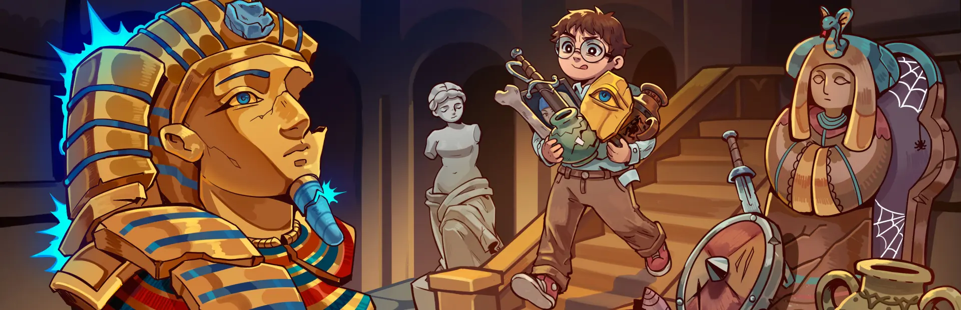 Museologist: Tidy Up the Museum! key art