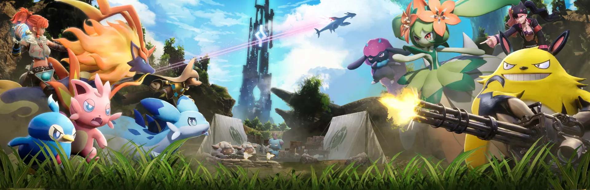 Palworld key art