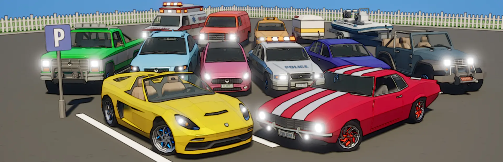 Parking Simulator key art