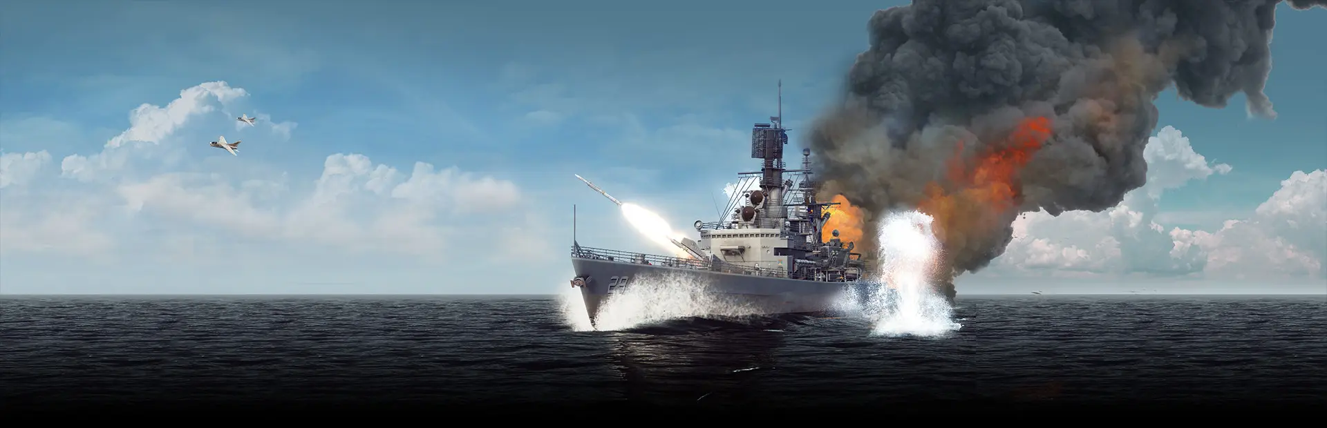 Sea Power : Naval Combat in the Missile Age key art
