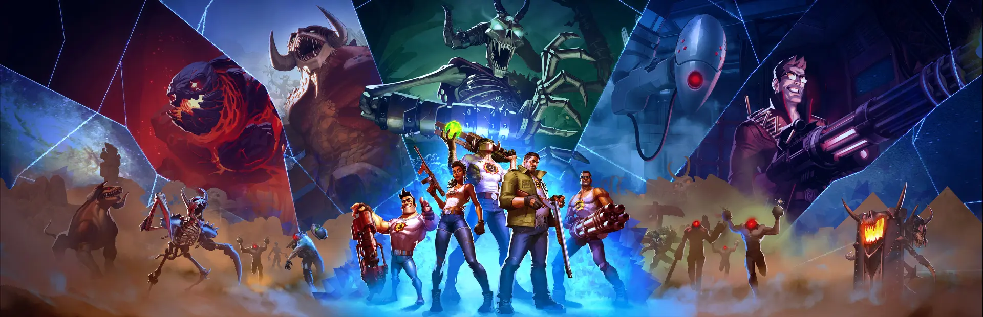 Serious Sam: Shatterverse key art