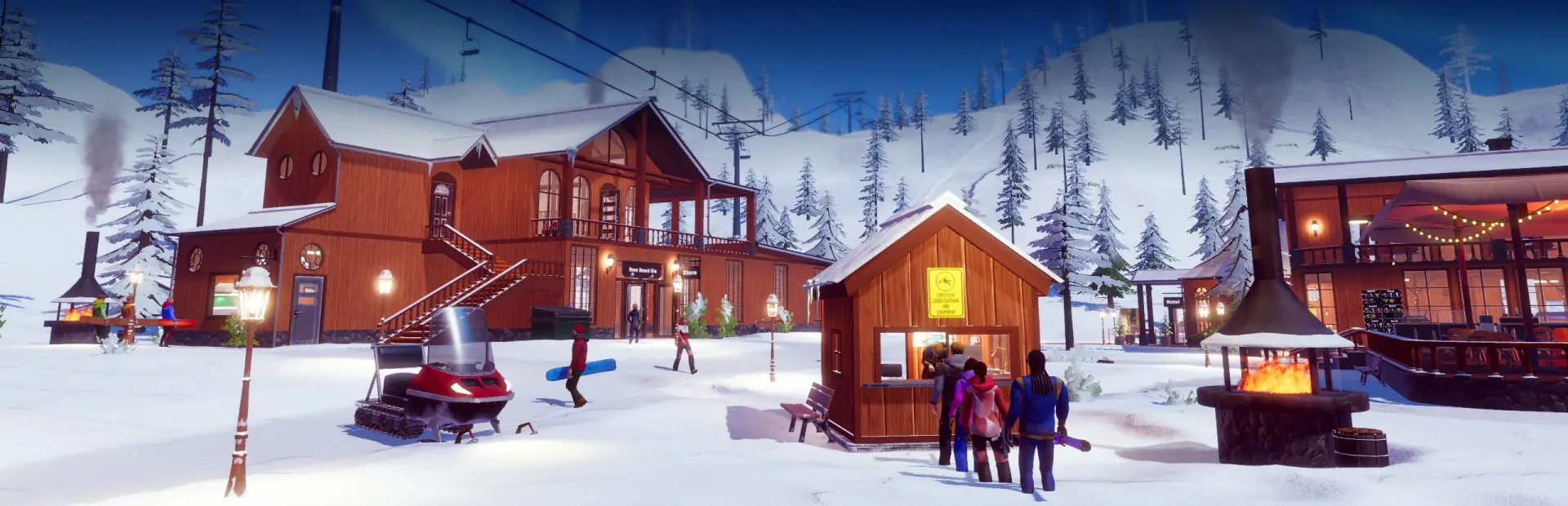 Snow Resort Simulator key art