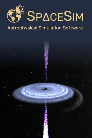 SpaceSim - Astrophysical Simulation Software cover art