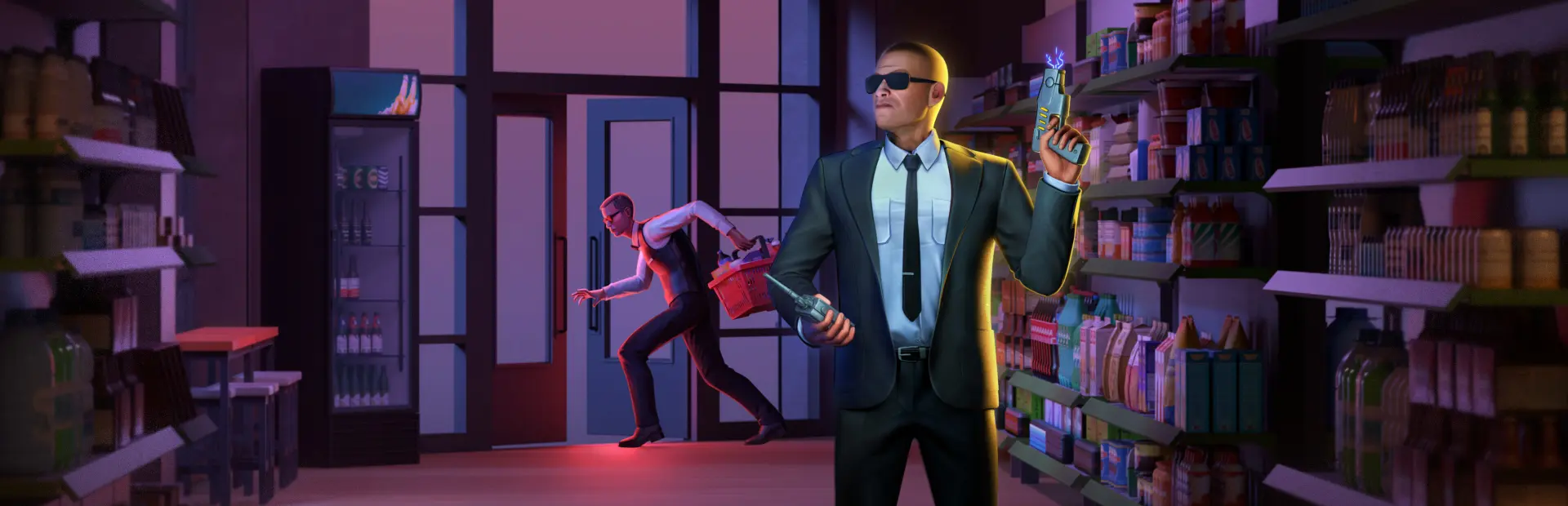 Supermarket Guard Simulator key art