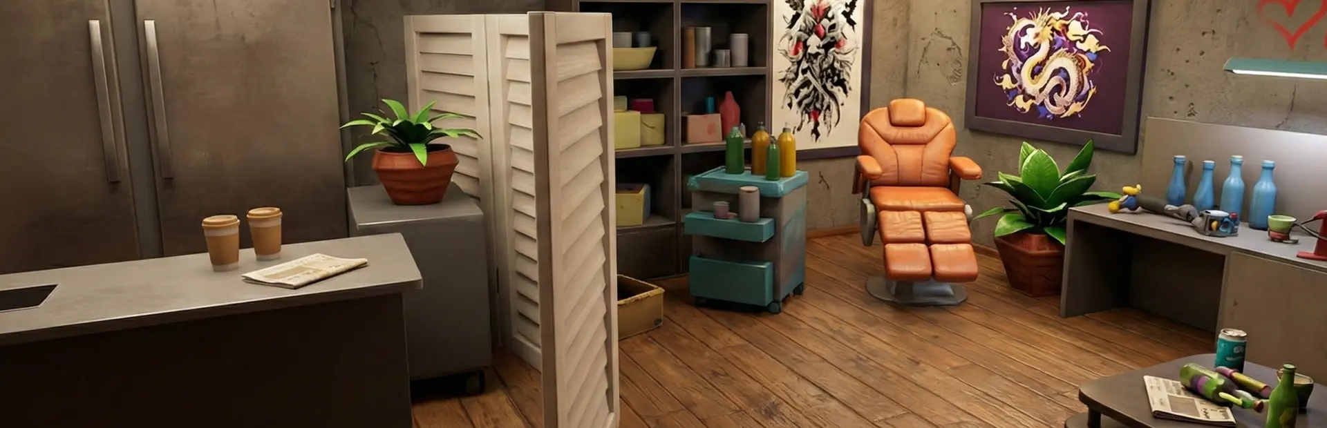 Tattoo Shop Simulator key art