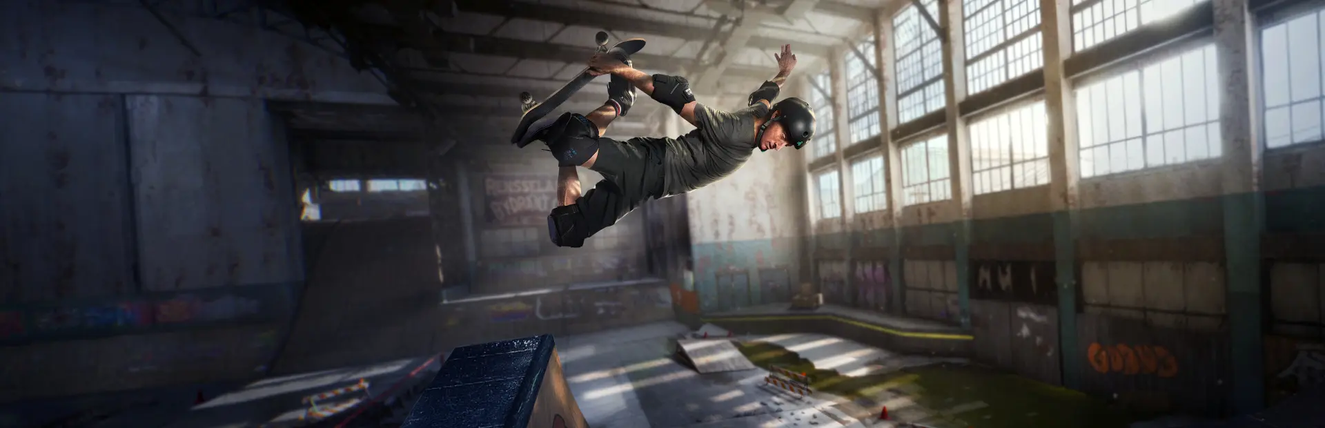 Tony Hawk's Pro Skater 1 + 2 key art