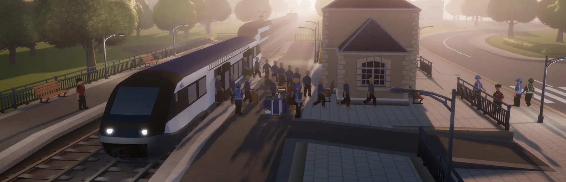 Train Station Tycoon key art